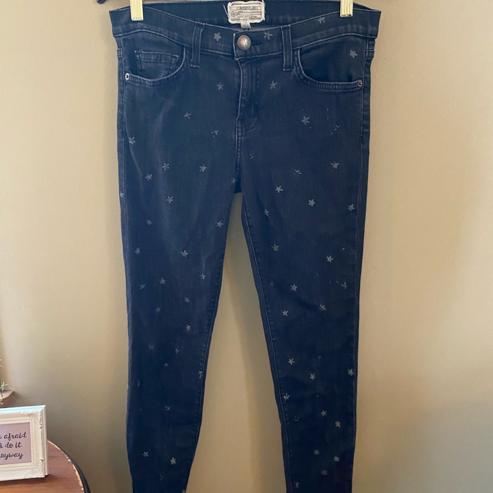 Current Elliot Star Print Jeans